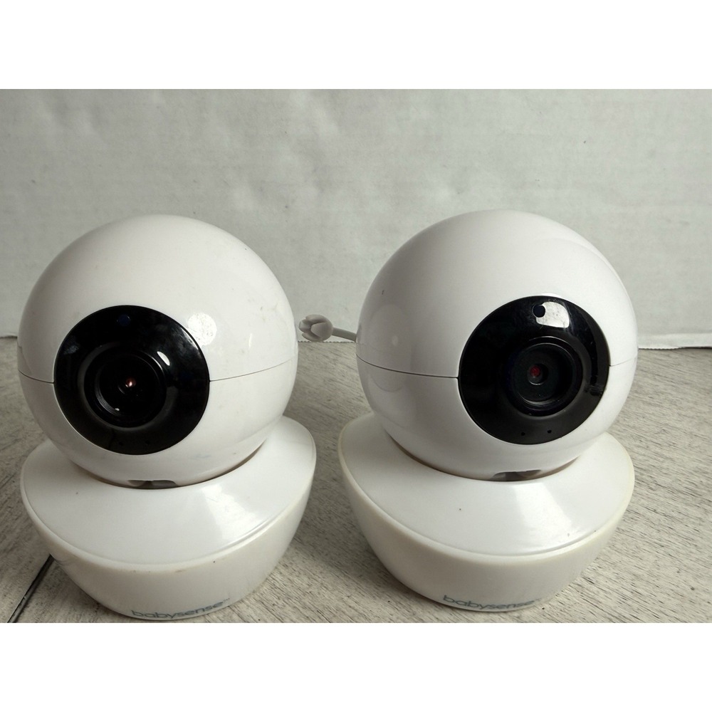 Babysense V43 Add-On Camera Lot of 2 Video Baby Cameras With 1 Power Cord Tested